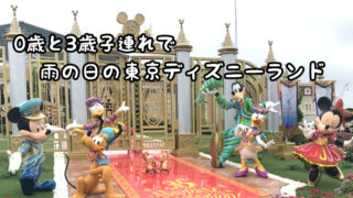 子連れ雨の日の東京ディズニーランド