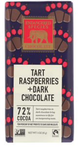 TART RASPBERRIES + DARK CHOCOLATE